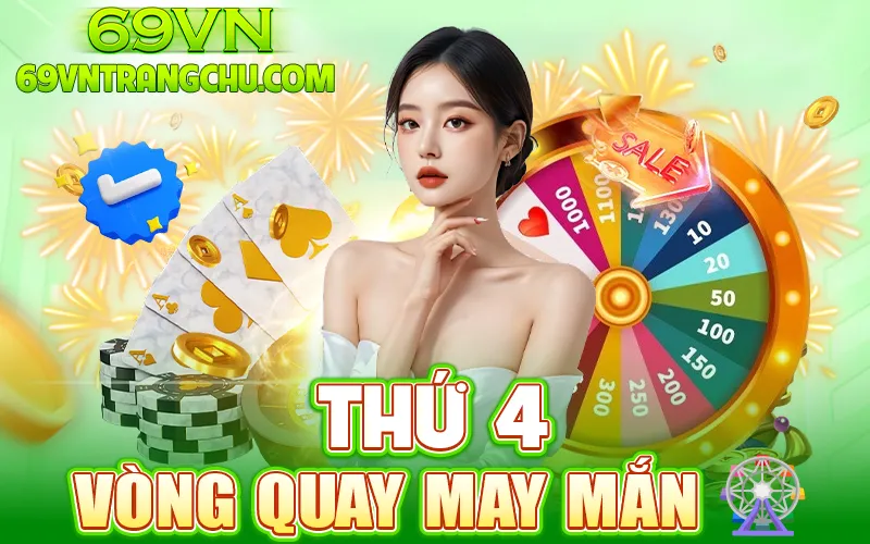 Thứ 4 vòng quay may mắn 69VN