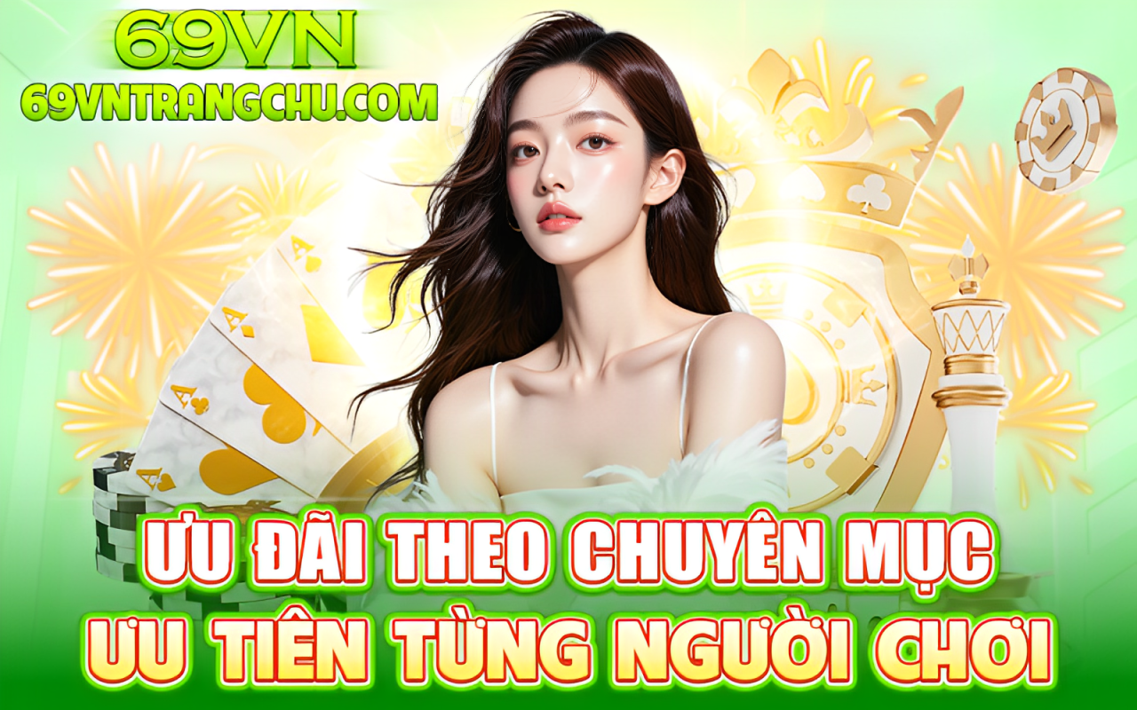 Ưu đãi theo chuyên mục – 69VN cá nhân hoá khuyến mãi