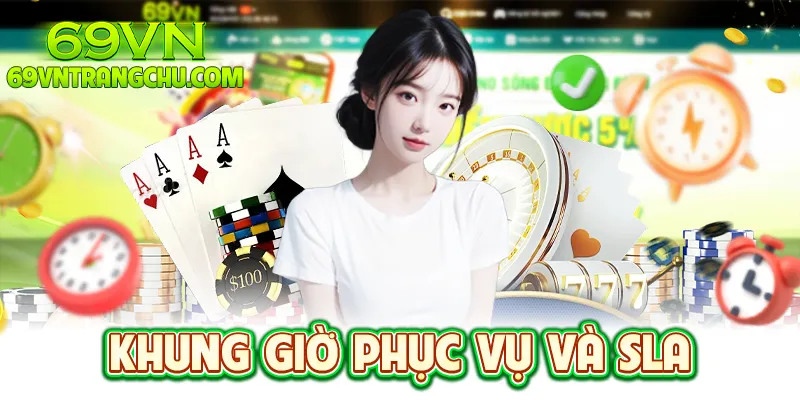Khung giờ phục vụ khách hàng 69vn